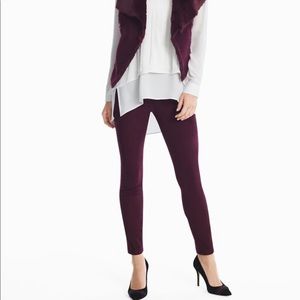 White House Black Market Faux Suede Leggings